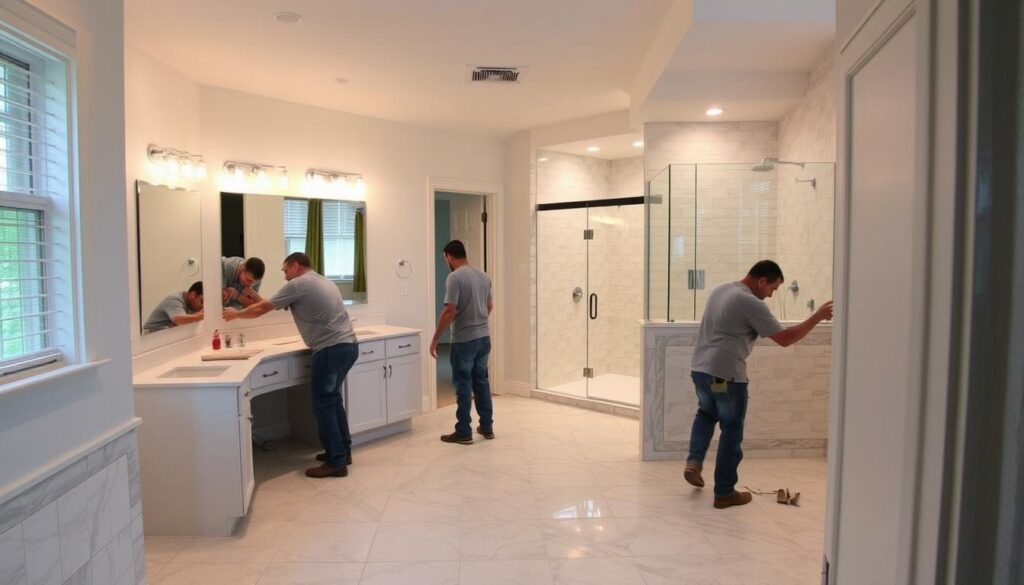 bathroom remodel process Clinton MD
