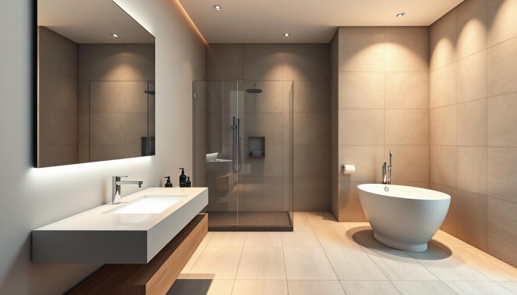 creative bathroom layout solutions