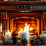 creative fireplace decor