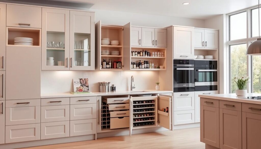 kitchen cabinets storage solutions
