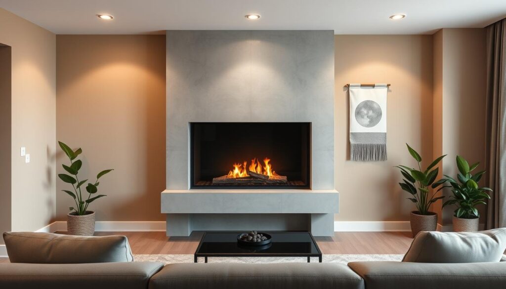 modern fireplace trends
