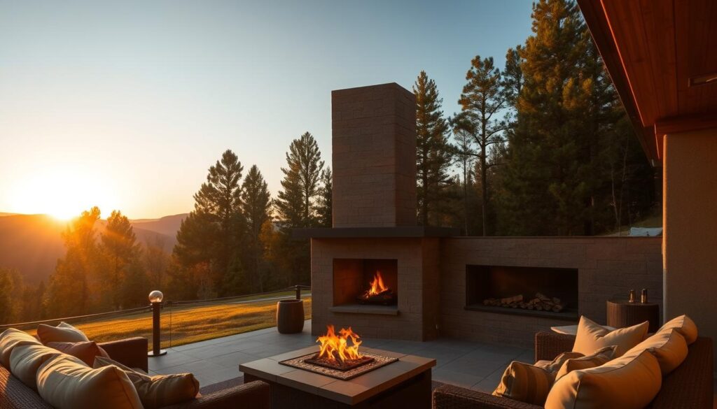 outdoor fireplace trends outdoor fireplace trends