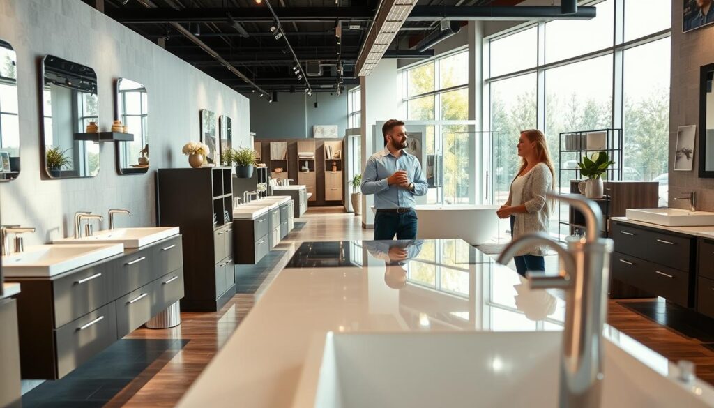 bathroom design showroom