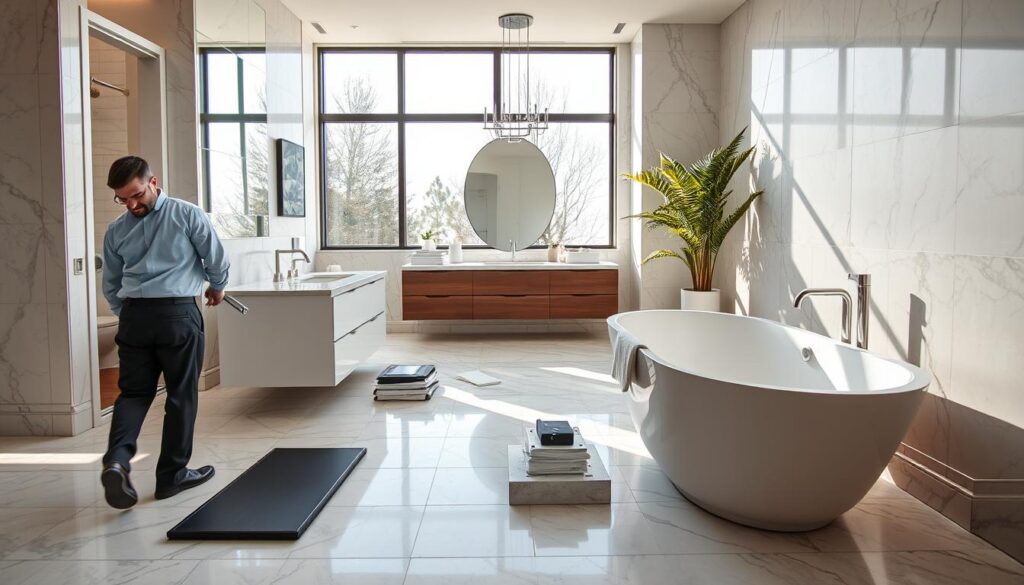 bathroom remodeling process