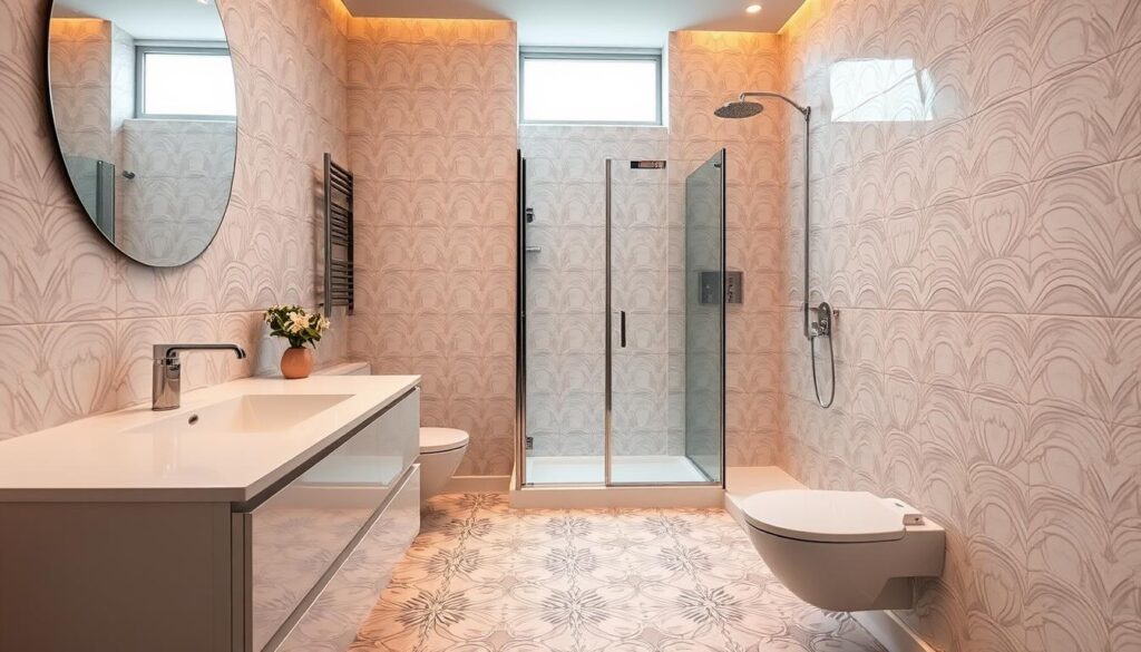 bathroom wall and floor design