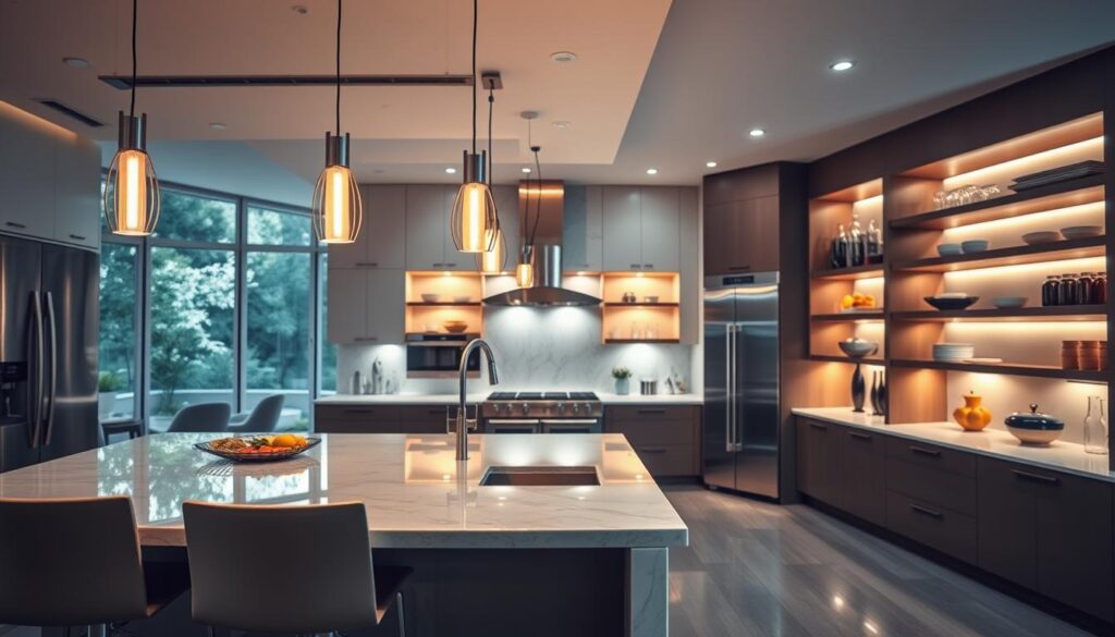 innovative kitchen lighting design