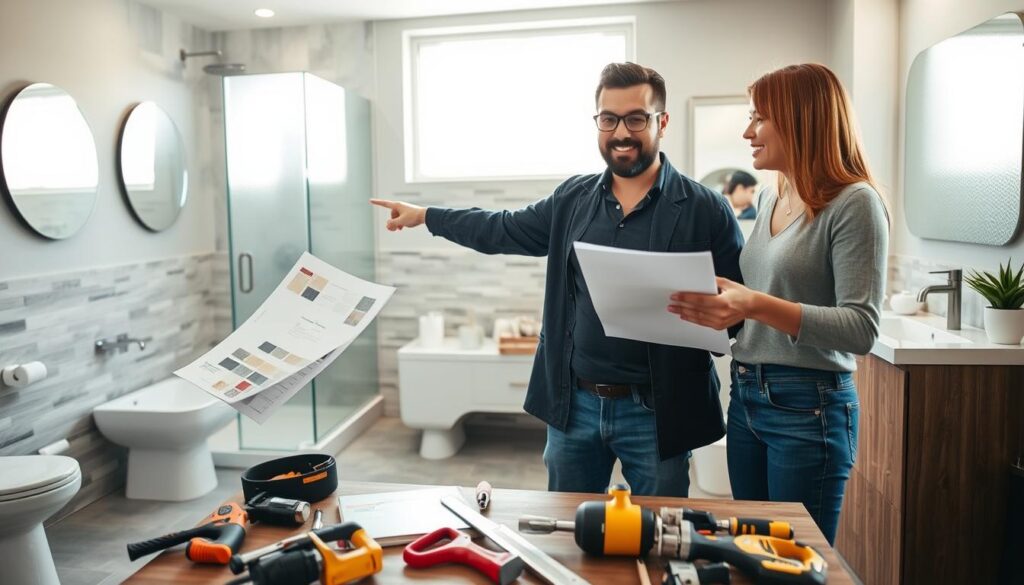 simplified bathroom remodeling process